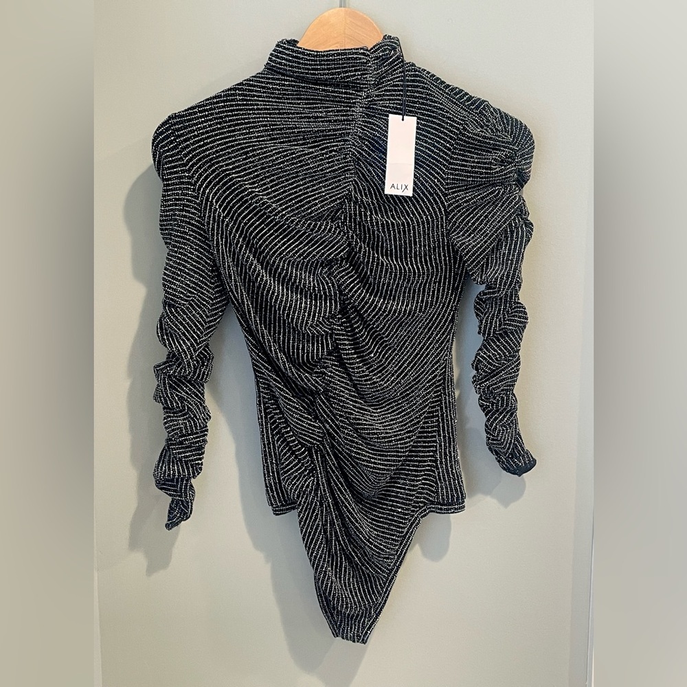 ALIX NYC Ruched Bodysuit-Size Small New with Tags